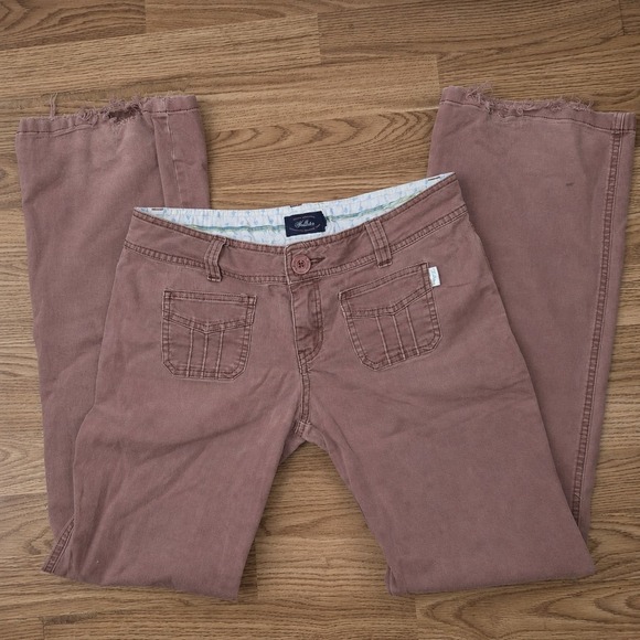Hollister Denim - 2000s Low Rise Hollister Women's Pink Bootcut Pants Size 11